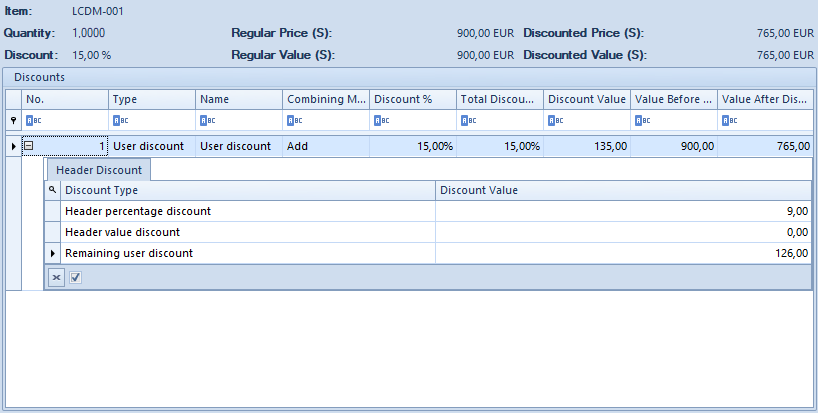 Discount Structure Comarch ERP Standard 2022 0 Knowledge Base