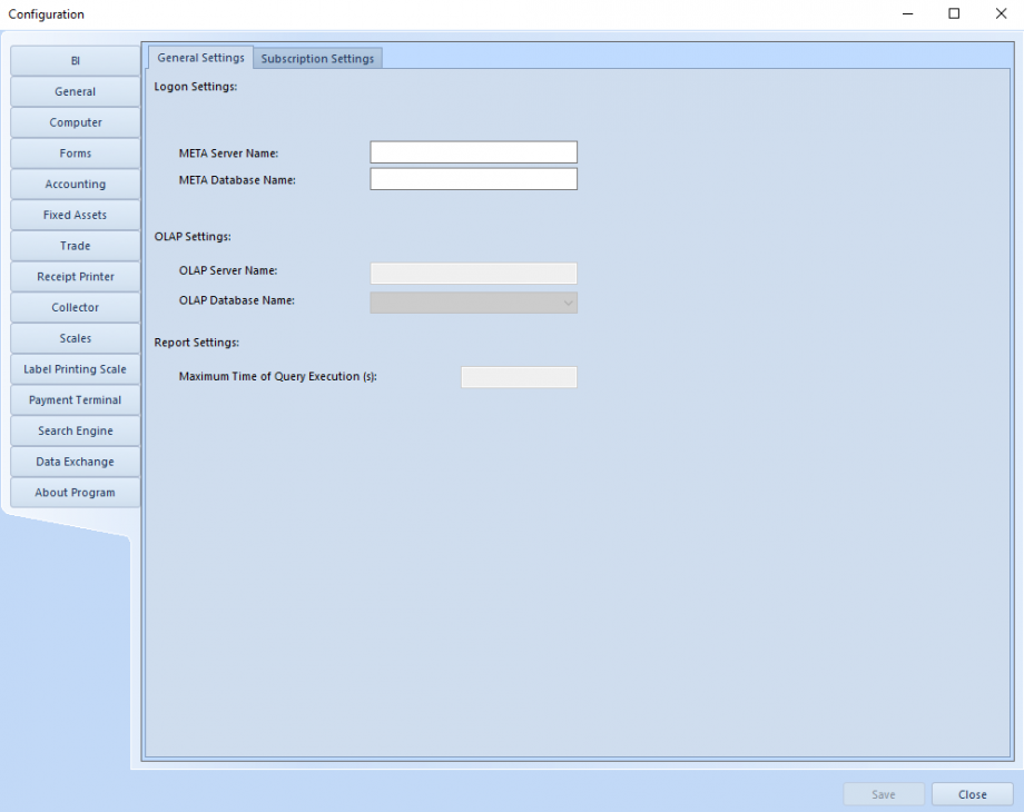 System configuration – Comarch ERP Standard 2022.0 Knowledge Base