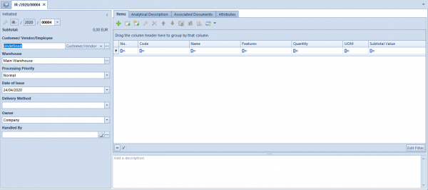 Internal release – Comarch ERP Standard 2022.1 Knowledge Base