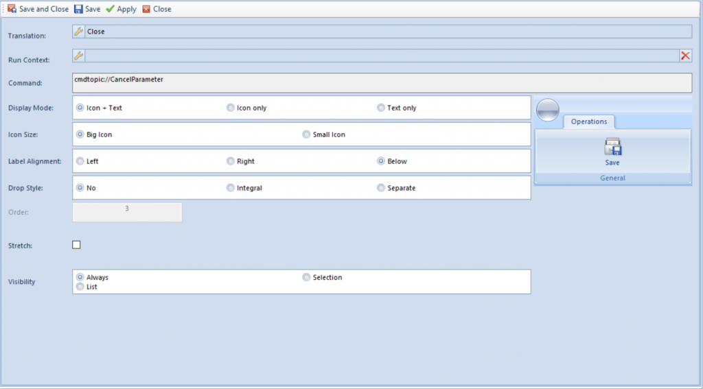 Creating and editing profiles – Comarch ERP Standard 2022.1 Knowledge Base