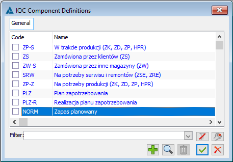 IQC components definition.