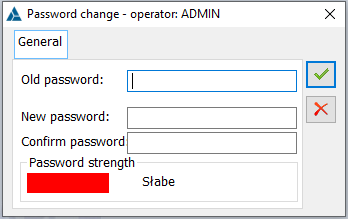 Password change