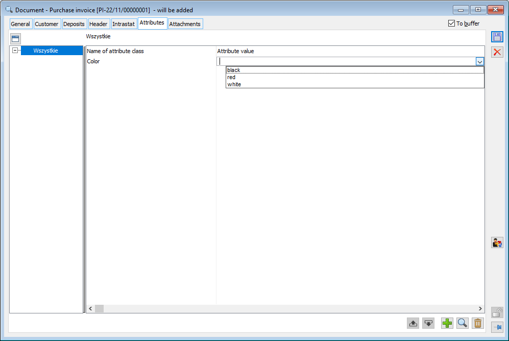 Way in which the locator functions for the attribute with the following parameter checked: Closed list