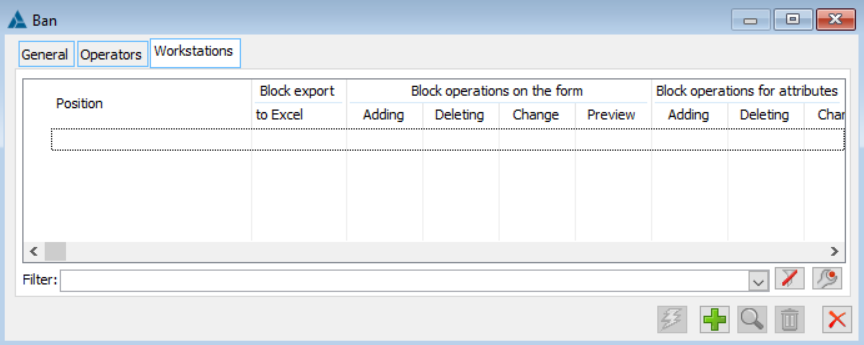 Form-type ban, Positions tab