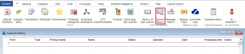 Menu History of start-ups